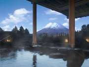 ホテルグリーンプラザ箱根　富士山が見える露天風呂